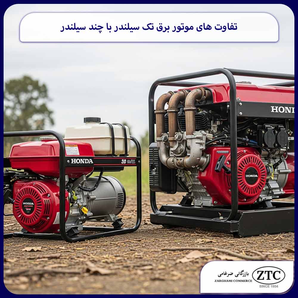 تفاوت های موتور برق تک سیلندر با چند سیلندر