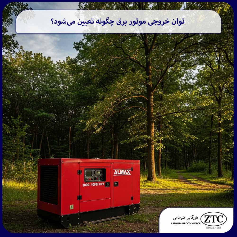 توان خروجی موتور برق چگونه تعیین می‌شود؟