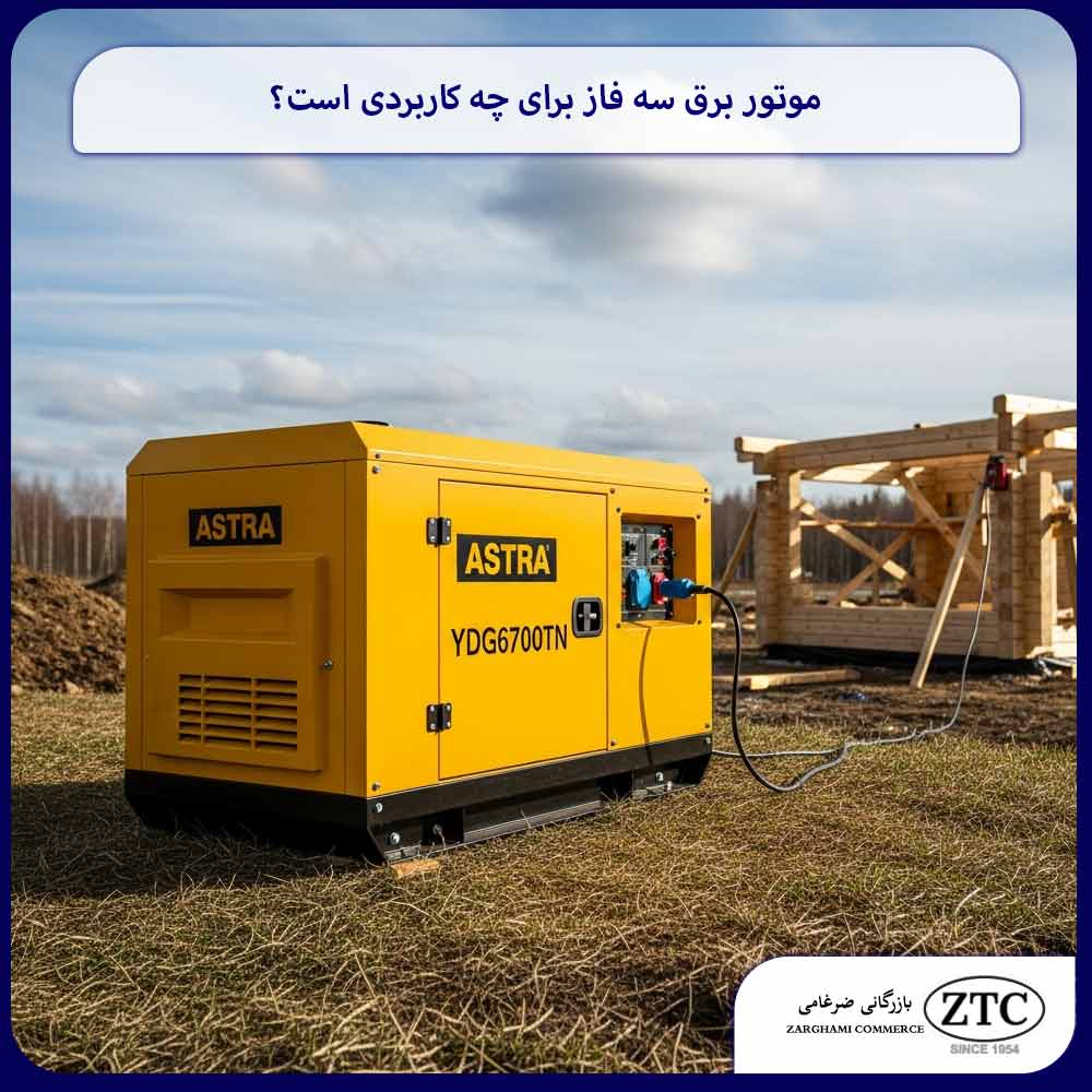 موتور برق سه فاز برای چه کاربردی است؟