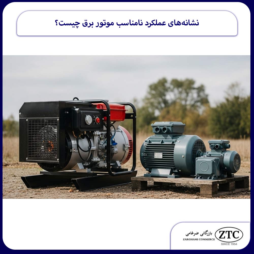 نشانه‌های عملکرد نامناسب موتور برق چیست؟