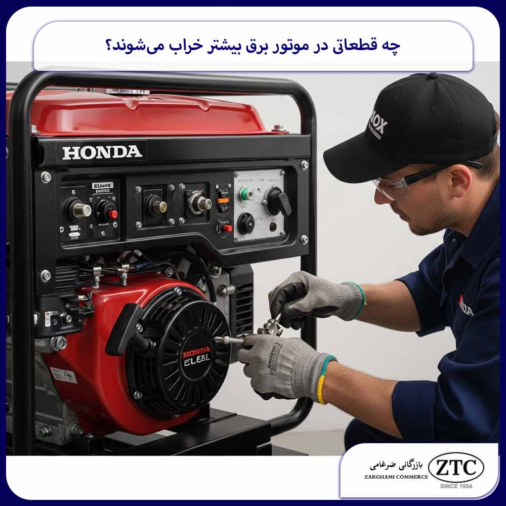 چه قطعاتی در موتور برق بیشتر خراب می‌شوند؟