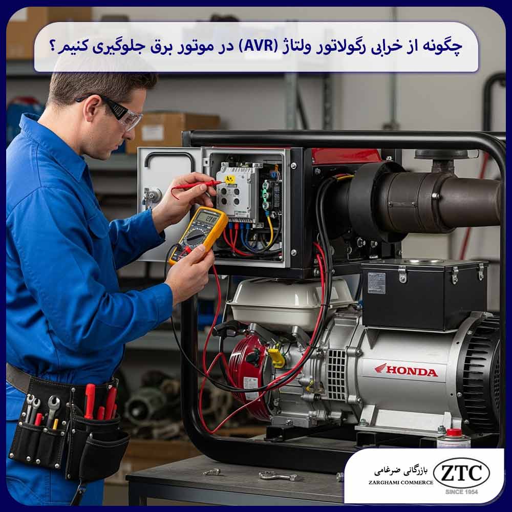 چگونه از خرابی رگولاتور ولتاژ (AVR) در موتور برق جلوگیری کنیم؟