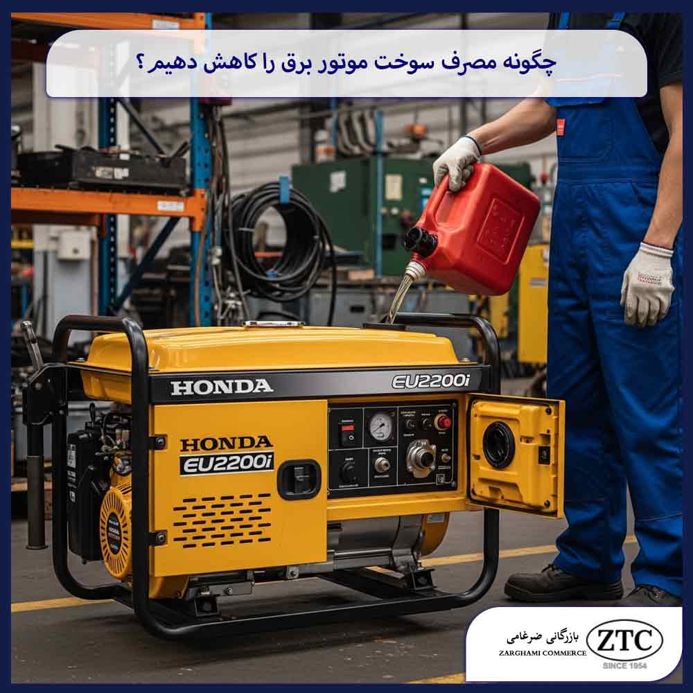 چگونه مصرف سوخت موتور برق را کاهش دهیم؟