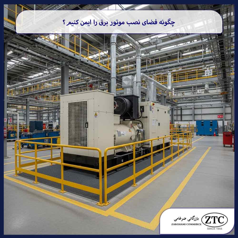 چگونه فضای نصب موتور برق را ایمن کنیم؟