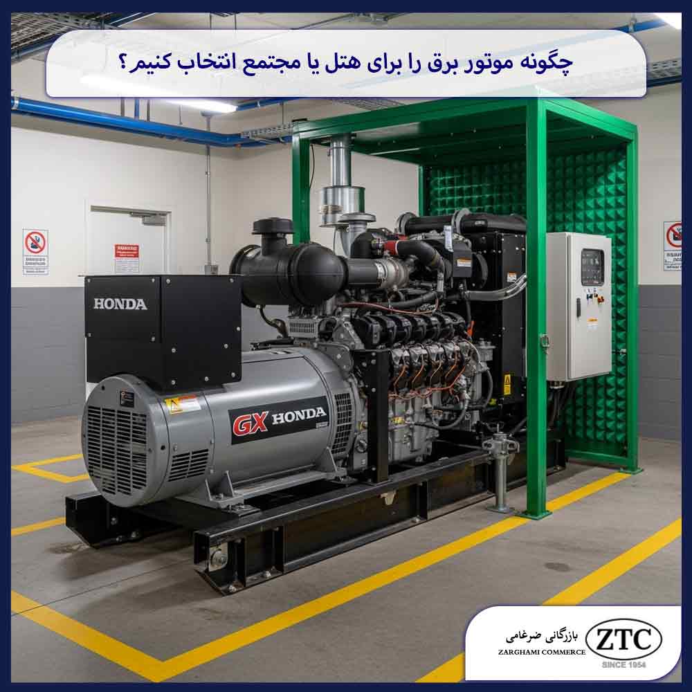 چگونه موتور برق را برای هتل یا مجتمع انتخاب کنیم؟